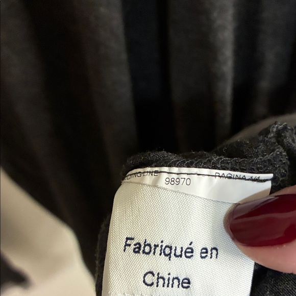 Giorgio Armani Men’s Charcoal Long Sleeve Top in Sz M - Picture 7 of 7